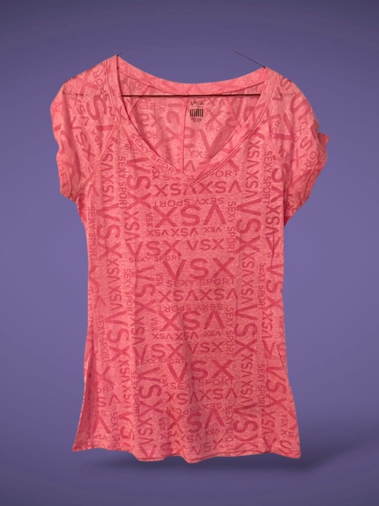 VSX Tops - VSX Sexy Sports Women’s Workout Top Size XS Pink V Neck